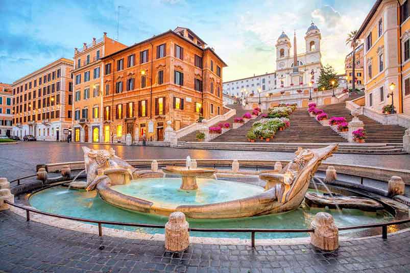 Rome piazza di Spagna: Tour SPLENDORS OF ITALY